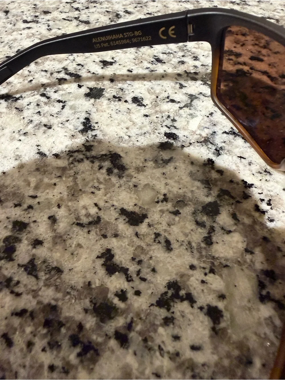 Alenuihaha Maui Jim Two-Tone Brown Gradient Rectangular Sunglasses.  NEW